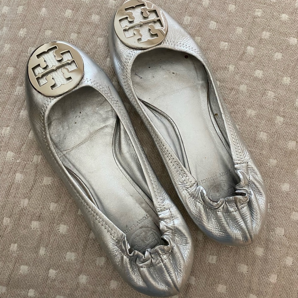 Silver story Burch Ballet Flats